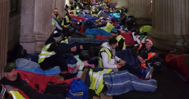 Over 400 GAA players stage sleep-out in aid of homeless charities