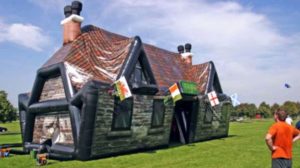 Forget bouncy castles, you can now rent an INFLATABLE PUB