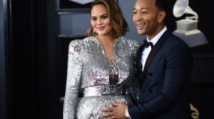 He’s here! Chrissy Teigen shares the first photo her baby boy