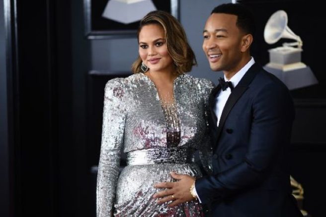 Somebody's herrrrrrre!' - Chrissy Teigen has given birth to a baby boy