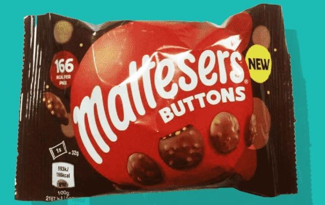Excited! Malteasers BUTTONS are launching in Ireland this summer