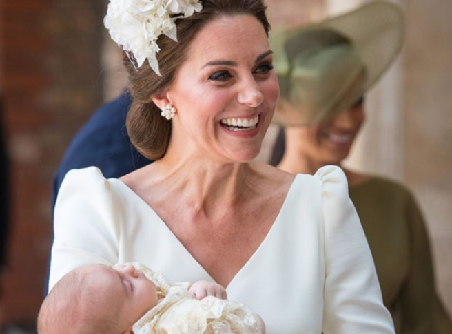 Kate Middleton looked stunning at Prince Louis’ christening
