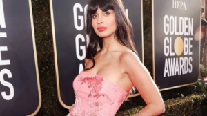 ‘It’s COLD’: Jameela Jamil wore JEANS underneath her gown